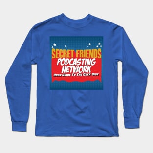 Secret Friends Unite Podcasting Network Logo Long Sleeve T-Shirt